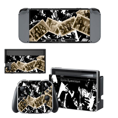 VINYL SKIN STICKER PUNK ROCK DECAL COVER for Nintend Switch Console and Joy-Con Controlle