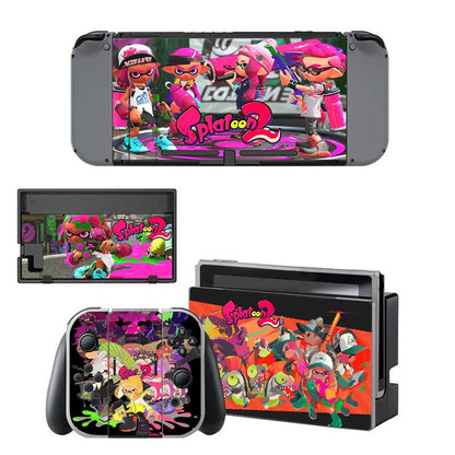 VINYL SKIN STICKER Splatoon 2 DECAL COVER for Nintend Switch Console and Joy-Con Controlle