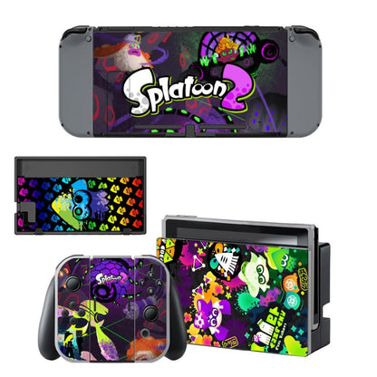 VINYL SKIN STICKER Splatoon 2 DECAL COVER for Nintend Switch Console and Joy-Con Controlle