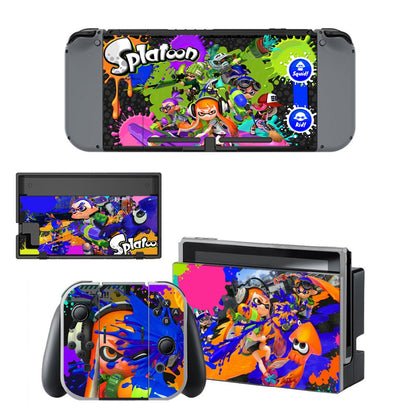 VINYL SKIN STICKER Splatoon 2 DECAL COVER for Nintend Switch Console and Joy-Con Controlle