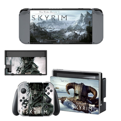 VINYL SKIN STICKER The Elder Scrolls :Skyrim DECAL COVER for Nintend Switch Console and Joy-Con Controlle