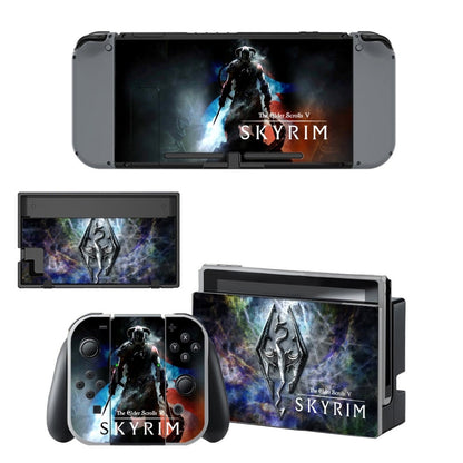 VINYL SKIN STICKER The Elder Scrolls :Skyrim DECAL COVER for Nintend Switch Console and Joy-Con Controlle