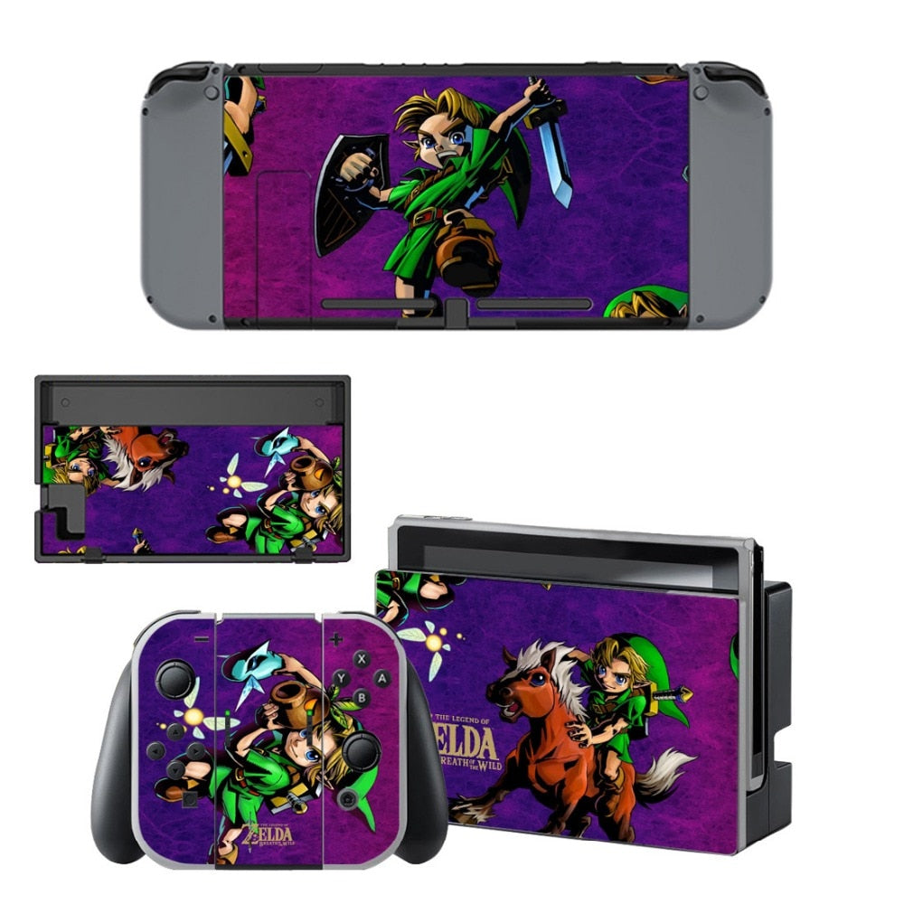 VINYL SKIN STICKER The Legend of Zalda DECAL COVER for Nintendo Switch Console and Joy-Con Controlle