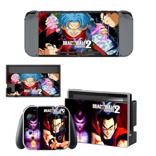 VINYL SKIN STICKER Xenoverse 2 DECAL COVER for Nintend Switch Console and Joy-Con Controlle