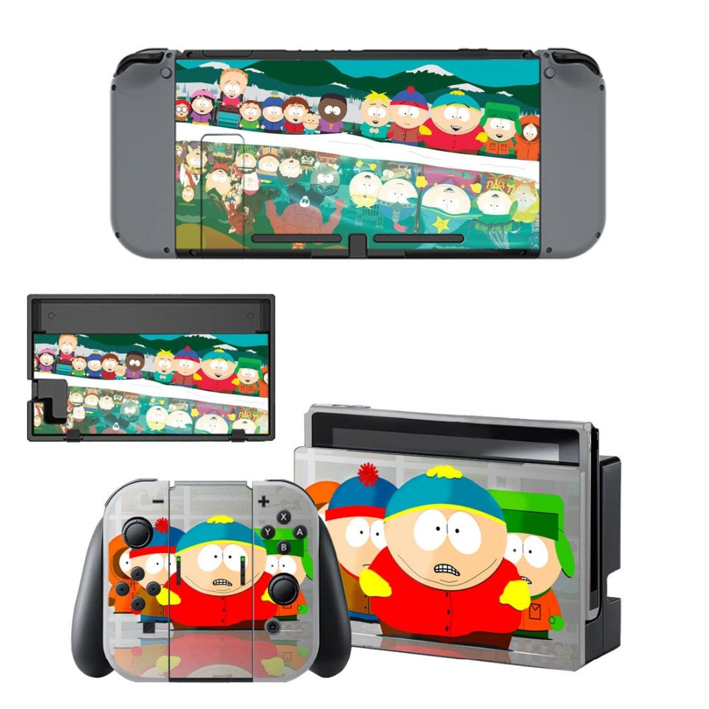VINYL SKIN STICKER south park DECAL COVER for Nintend Switch Console and Joy-Con Controlle