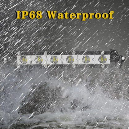 VISORAK 2pcs 7" LED Work Light Bar 18W Spot Offroad Fog LED Light Bar For 4X4 4WD Jeep Truck ATV SUV Pickup 12V 24V LED Beams