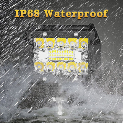 VISORAK 4 Inch 60W LED Work Light Bar Combo Offroad Motorcycle Foglights LED Light Bar For Pickup 4WD 4x4 ATV UTV SUV Jeep Truck