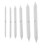 VODOOL 6 Pcs Solid Paper Pen Art Painting White Pen 6 Sizes Sketching Art Drawing Painting Tools Kit Student School Supplies