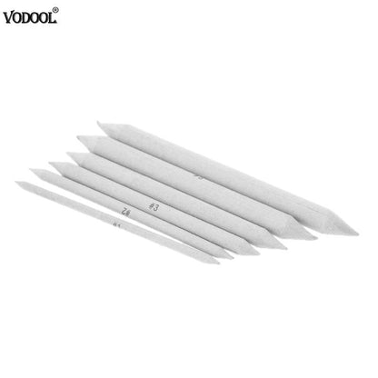 VODOOL 6 Pcs Solid Paper Pen Art Painting White Pen 6 Sizes Sketching Art Drawing Painting Tools Kit Student School Supplies