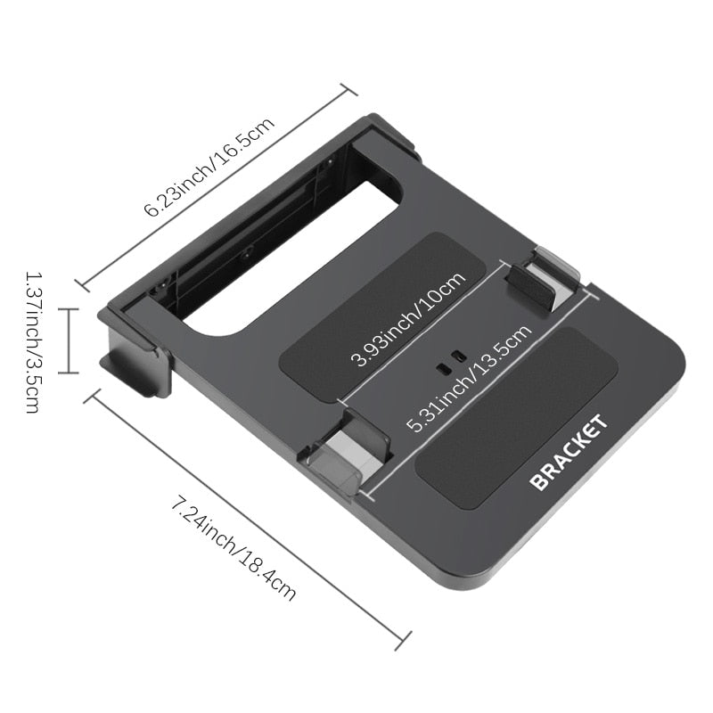 VONTAR Foldable Mount Bracket 100-135mm for Android TV Box Set Top Box Stand Holder Racks Wall Mounts Storage Single Space Shelf