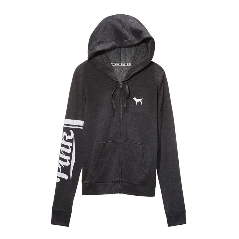 VS Secret Love Pink Women Hoodies Harajuku Pullover Sweatshirt BTS Bt21 Ariana Grande Got7 Japanese Blackpink Kpop Tops Clothes