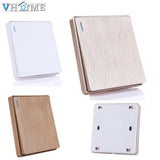 Vhome button remote control wireless RF 433mhz Wall Panel  For Hall Bedroom Ceiling Lights Wall Lamps Wireless Garage Door