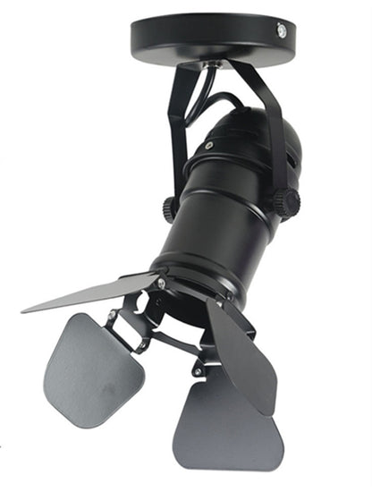 Vintage Mini Wall Lamp Base GU10/E26/E27 Industrial Light Retro Lamp Adjustable 4 Leaf for Coffee Bar Lights Lighting Fixture