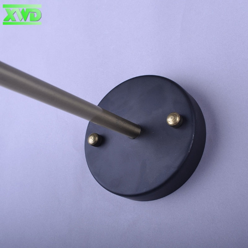 Vintage Single Iron E27 Lamp Holder Wall Lamp Industry Club/Dining Hall/Foyer/Shop American Lighting Wall Lamp Fixtures BK50