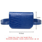 Vintage Waist Bag Women Alligator PU Leather Belt Bag Waist Pack Travel Belt Wallets Fanny Bags Ladies Fit 5.5 inches phones