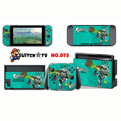 Vinyl Skins Sticker for Pokemen/Zelda Decal Cover Set for Nintend Switch Console And Joy-Con Controlle