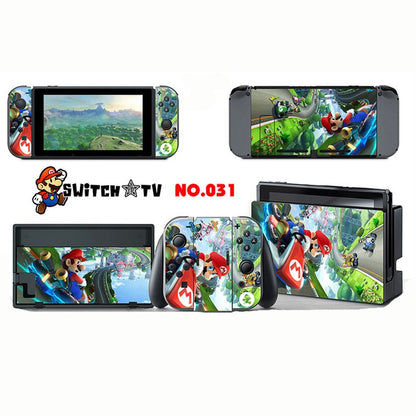 Vinyl Skins Sticker for Pokemen/Zelda Decal Cover Set for Nintend Switch Console And Joy-Con Controlle
