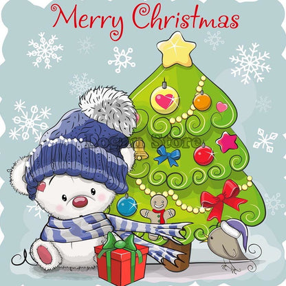 Volledige vierkante / ronde diamant 5D DIY Diamond Painting Christmas tree Diamond geborduurd Diamond Mosaic Home Decor SSC279