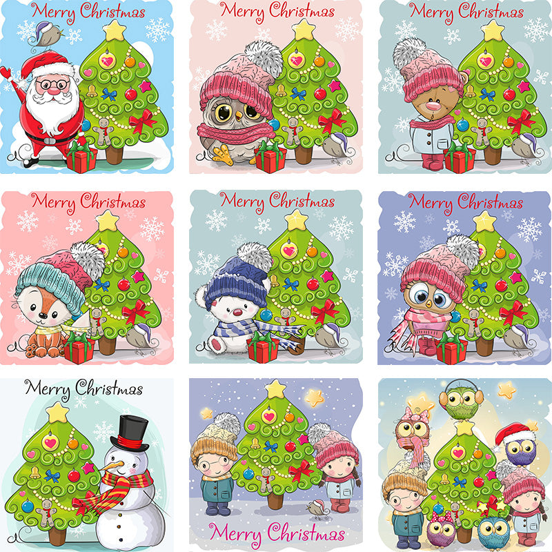 Volledige vierkante / ronde diamant 5D DIY Diamond Painting Christmas tree Diamond geborduurd Diamond Mosaic Home Decor SSC279