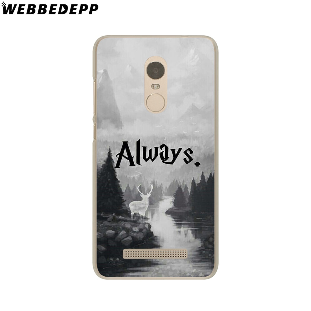 WEBBEDEPP Harry Potter Phone Case for Xiaomi Redmi 4X 4A 5A 5 Plus 6 Pro 6A S2 Note 5 6 Pro 4X Cover