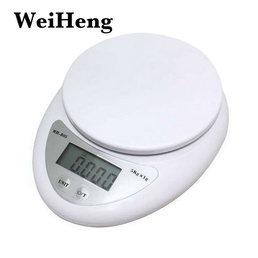 WEIHENG Kitchen 5000g/1g 5kg Food Diet Postal Kitchen Scales balance Measuring weighing scales LED electronic scales