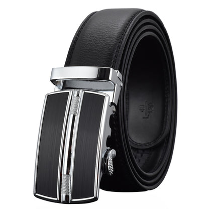 WOWTIGER Men`s Fashion Automatic Buckle Leather luxury Designer Male belt Waist Strap Belts for Men ceinture homme cinturon