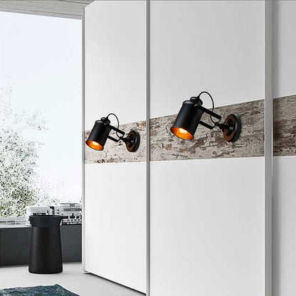 Wall Lamp American Retro Country Loft Style LED lamps Industrial Vintage Iron wall light for Bar Cafe Home Lighting