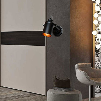 Wall Lamp American Retro Country Loft Style LED lamps Industrial Vintage Iron wall light for Bar Cafe Home Lighting