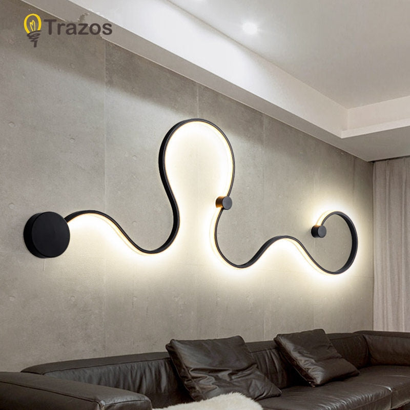 Wall Lamp Lamparas De Techo Pared Applique Murale Luminaire Plafonnier Led Moderne Lustre Wall Light Wandlamp Ceiling Home Light