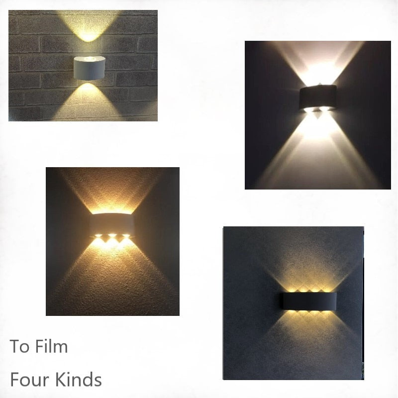 Wall Lamp Led Outdoor indoor Ip66 White Black Modern Vintage Industrial Home Deco Stair Bedroom Bedside Bathroom Light 110/220V