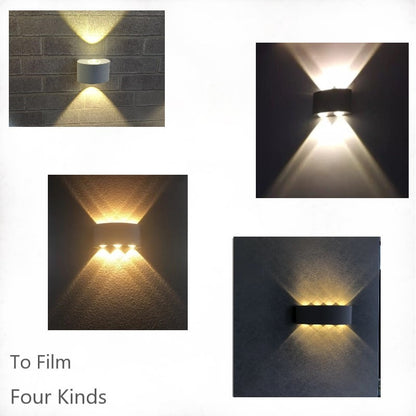 Wall Lamp Led Outdoor indoor Ip66 White Black Modern Vintage Industrial Home Deco Stair Bedroom Bedside Bathroom Light 110/220V