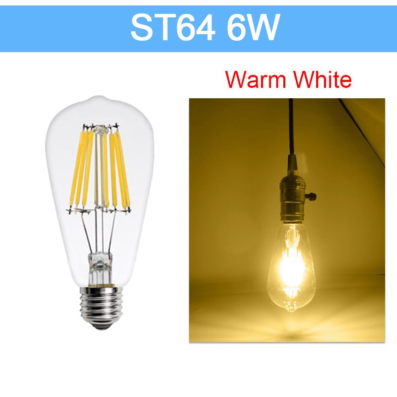 Wall Lamp Loft Wall Light E27 LED Edison Bulb ST64 110v 220v Vintage Loft Adjustable Industrial Metal Wall Light Sconce Lamp