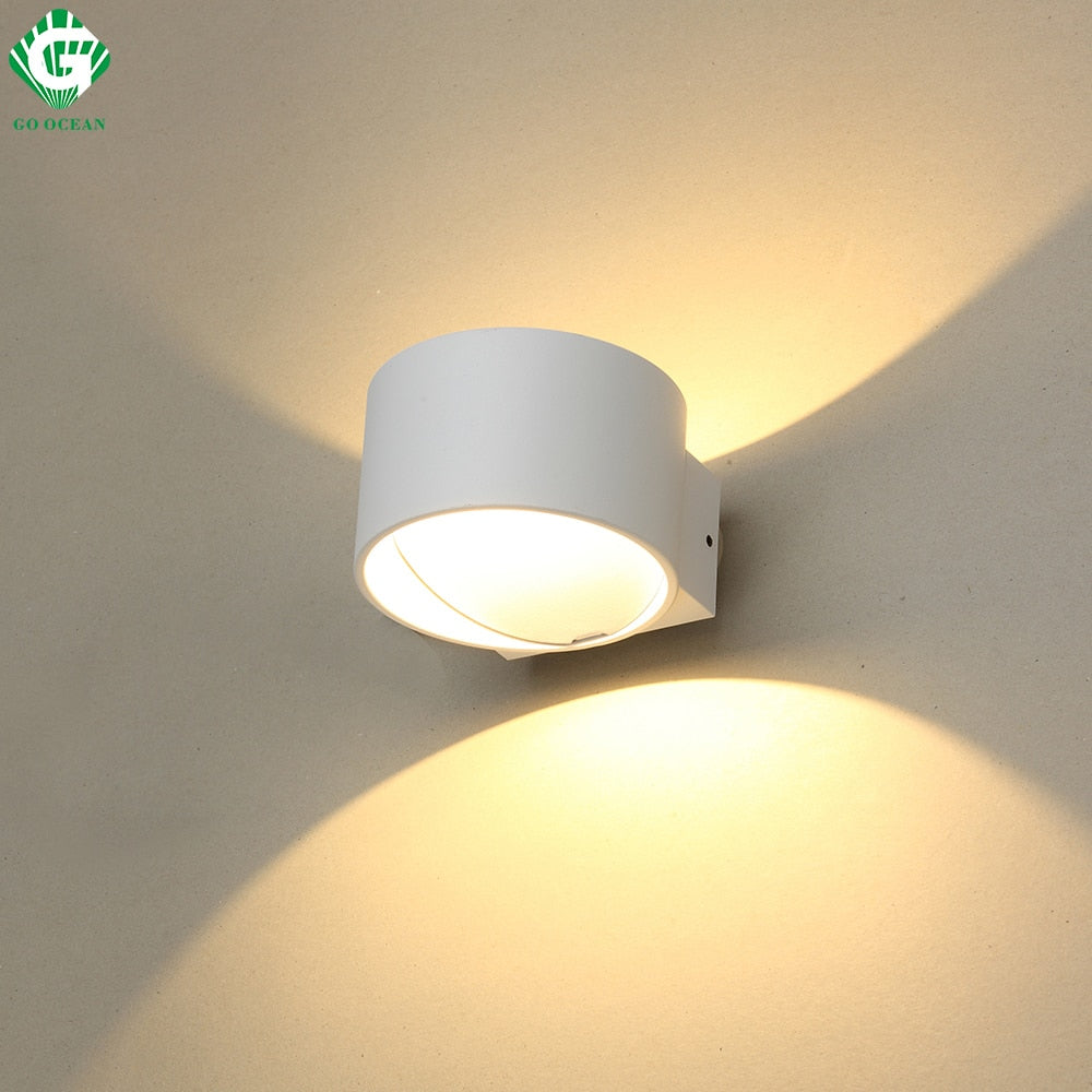 Wall Lamp Sconce Modern Luminaire Stairs Light 7W Decor Bedroom Cube Mural Corridor Hotel Porch Lights Aluminium Lampada LED