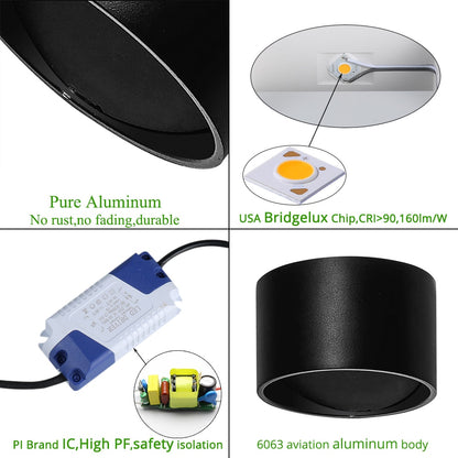 Wall Lamp Sconce Modern Luminaire Stairs Light 7W Decor Bedroom Cube Mural Corridor Hotel Porch Lights Aluminium Lampada LED