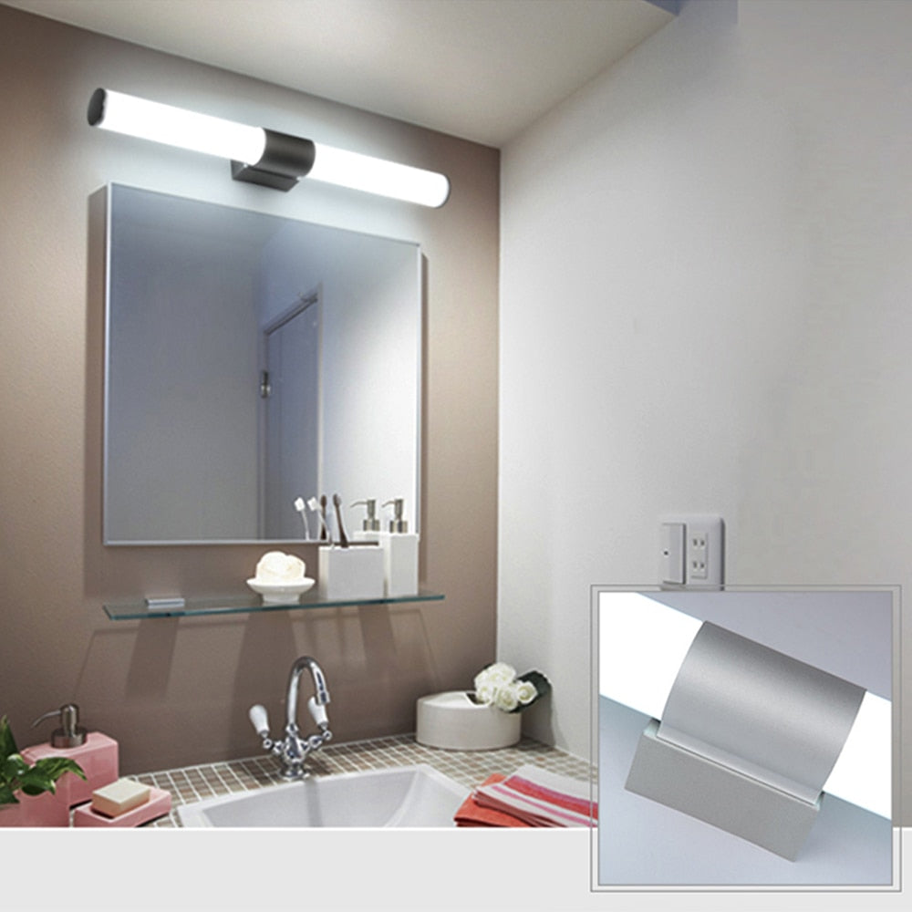 Wall Lamps Bathroom Led mirror light Waterproof 12W 16W 22W AC85-265V LED tube Modern Wall lamp Bathroom Lighting