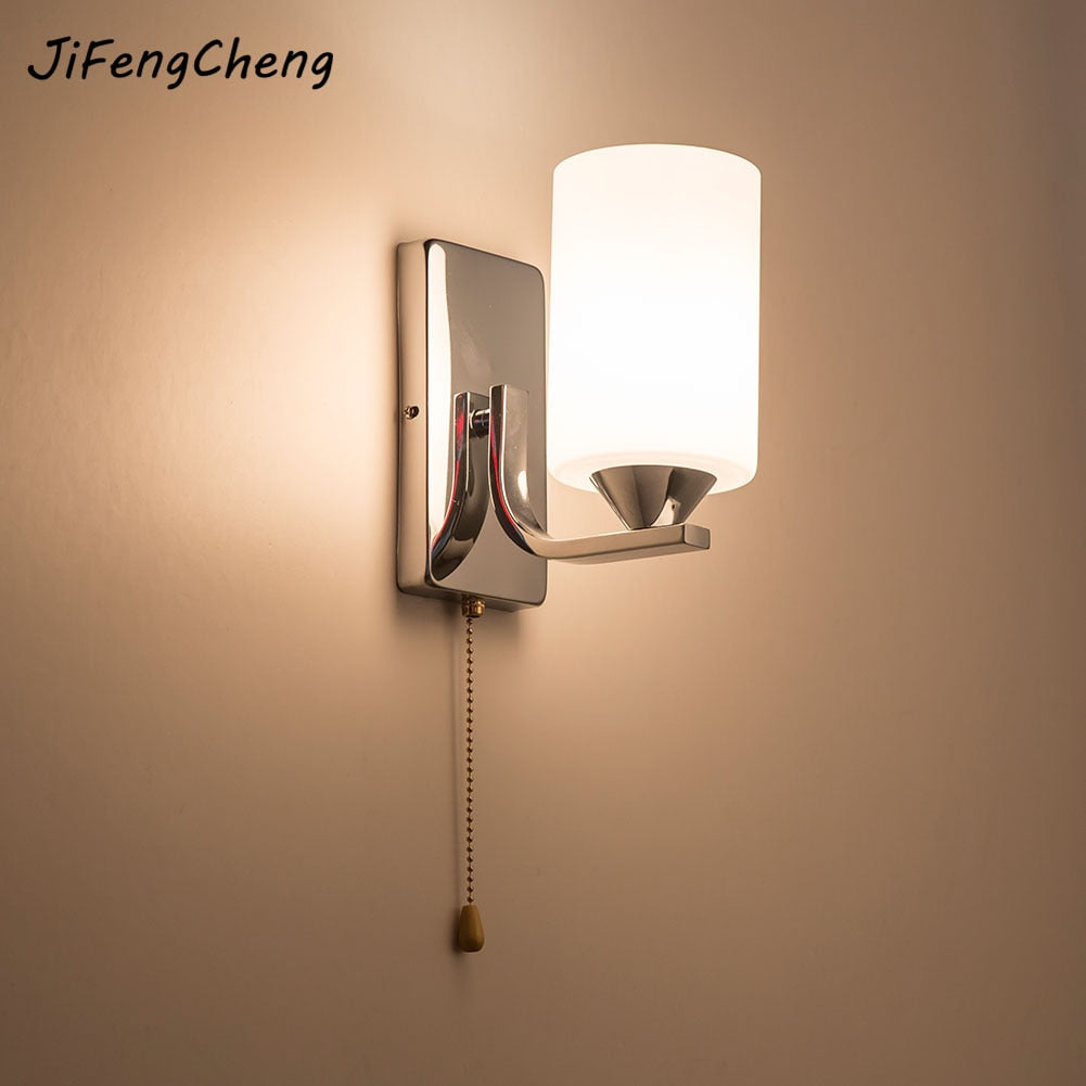 Wall Lamps Indoor Bedroom Simple Style Wall Sconces Wall Light Lamp Bedding Lamp Luminaria Creative Staircase Living Room Lamp