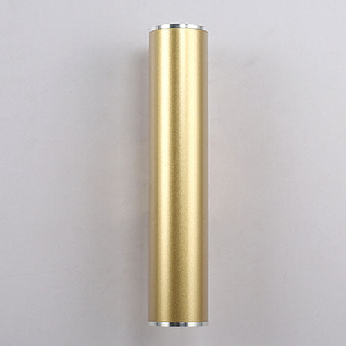 Wall Light Gold Tube Design lights Plating Aluminium Cover LED Sconce Light Hallway Coffee Shop Indoor Up and Down Light