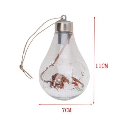 Wall Light Lamp Hanging Ornaments Party Outdoor Christmas Tree LED Light Bulb Decor