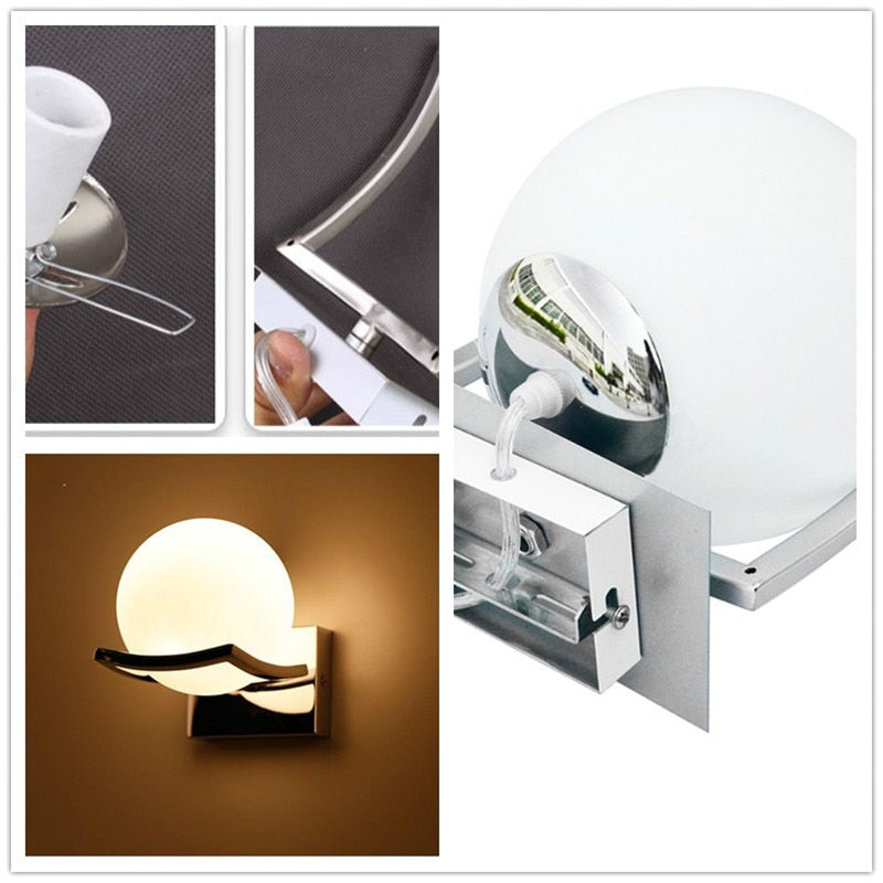 Wall Lights For Home Appliques Luminaires Murales Loft Wall Lamp Modern Led Lights For Bathroom E27 Lighting
