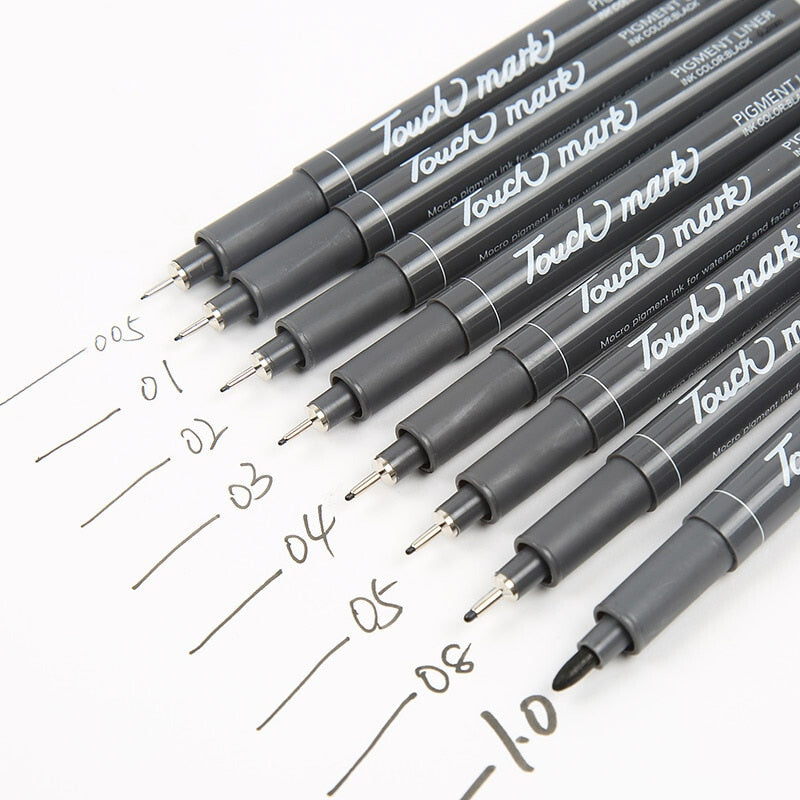 Waterproof Archival Micro Fine Point Liner PenMultiliner Sketching AnimeTechnical Drawing Office Scrapbooking Supplies