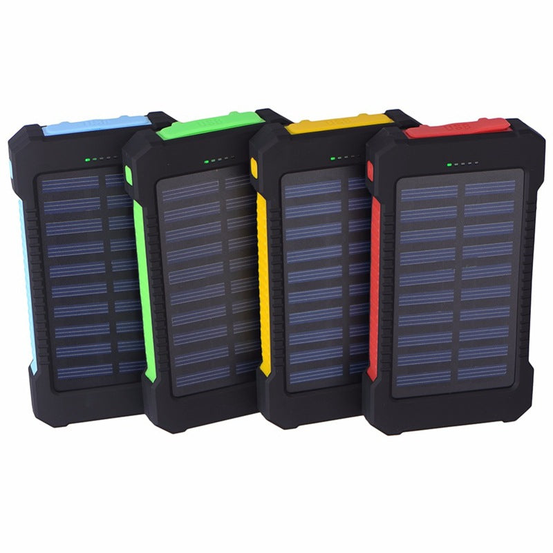 Waterproof Solar Power Bank Real 20000 mAh Dual USB External Polymer Battery Charger Outdoor Light Lamp Powerbank Ferisi