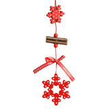 Wind Chimes Christmas Tree Ornaments Snowflake Heart Star Bell Xmas Party Home Christmas Decor Navidad Decoration
