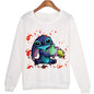 Winter Students Cartoon Stitch Moleton Hoodies Tops Harajuku Sweatshirt Women Sudaderas Mujer 2015 WMH39