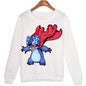 Winter Students Cartoon Stitch Moleton Hoodies Tops Harajuku Sweatshirt Women Sudaderas Mujer 2015 WMH39