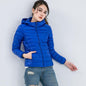 Winter Women Ultra Light Down Jacket Whie Duck Down Hooded Jackets Long Sleeve Warm Slim Coat Parka Female Solid Portabl Outwear