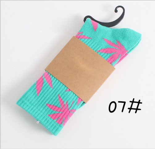 Winter high Quality Harajuku chaussette Style Weed Socks For Women Men's Cotton Hip Hop Socks Man Meias Mens Calcetines