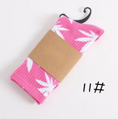 Winter high Quality Harajuku chaussette Style Weed Socks For Women Men's Cotton Hip Hop Socks Man Meias Mens Calcetines