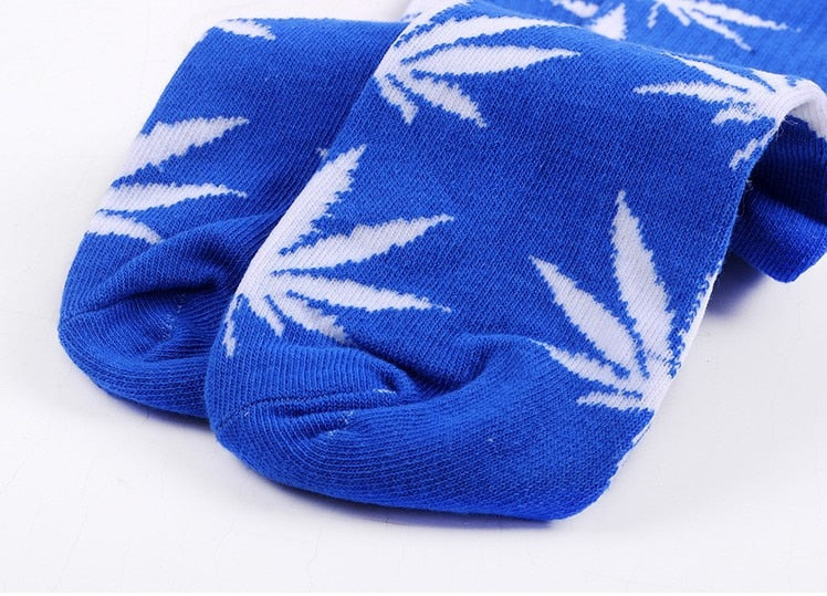 Winter high Quality Harajuku chaussette Style Weed Socks For Women Men's Cotton Hip Hop Socks Man Meias Mens Calcetines