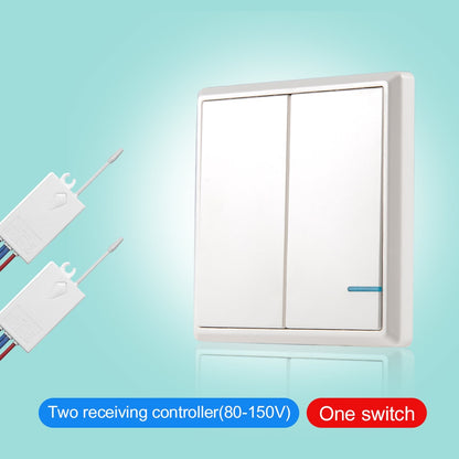 Wireless Light Switch Waterproof Remote Light Switches - No Wiring Quick Create Remote Control Ceiling Lamps LED Bulbs