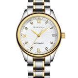 Women Dress Rhinestone Watch Luxury Brand Name Full Steel Business Items Fashion Automatic Mechanical Watches Promotion!